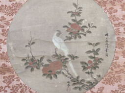 Japanisches Rollbild "Blumen und Vogel" online kaufen | © Shoji Bau | Japanische Antiquitäten und Zubehör