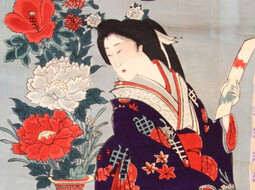Original Japanisches Rollbild "Schönheiten" online kaufen | © Shoji Bau | Japanische Möbel und Antiquitäten
